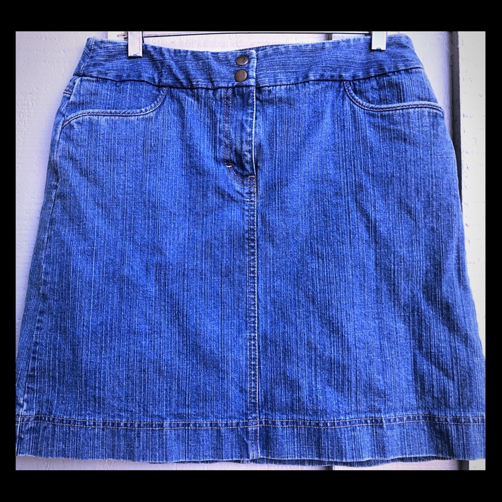 Blue jean skirt